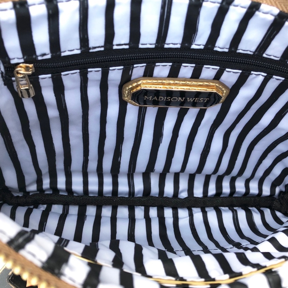 Madison West Clear Handbag w/ Zipper Pouch - Picture 6 of 7